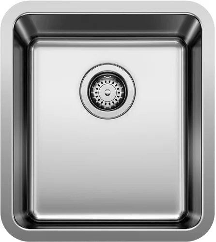 Miniatura 7 de BLANCO, Fregadero de cocina de acero inoxidable 442768 FORMERA 50/50 con doble tazón, 33 x 18 pulgadas