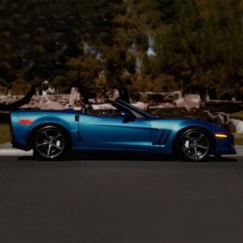 Miniatura 7 de R&F Auto 4 luces LED de posición laterales compatibles con Corvette C6 (2005-2013)/Z06/ZR1/Grand Sport/Z06 carbón ámbar rojo LED sidemarker lámparas