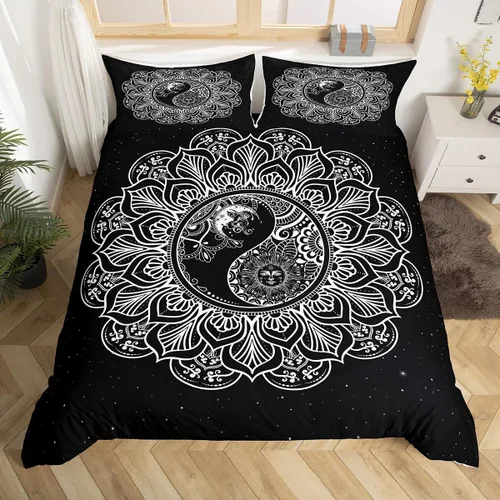 Miniatura 11 de Erosebridal Juego de ropa de cama para niños de construcción tamaño individual para niños, cubierta de edredón para camiones excavadoras, juego