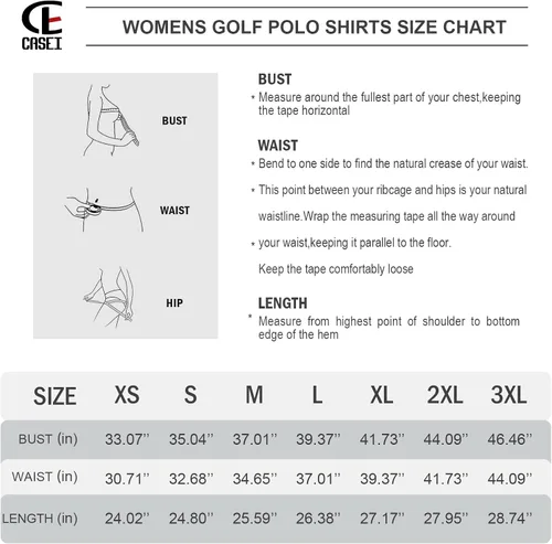 Miniatura 6 de Casei Polo de golf sin mangas para mujer, UPF 50+, de secado rápido, con cuello