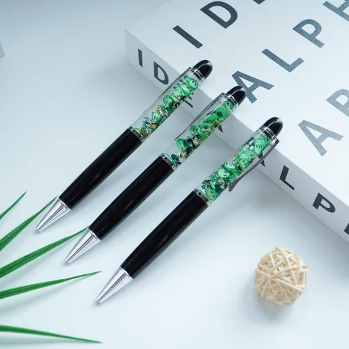 Miniatura 2 de Bolígrafos Divertidos de Alienígena Lindos Flotadores Líquido Flotante Escritura Diario Oficina Bolígrafo Regalo Único Para Mujeres Hombres