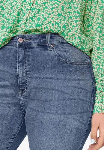 Miniatura 5 de Ellos Capri Denim de 5 bolsillos para mujer talla grande