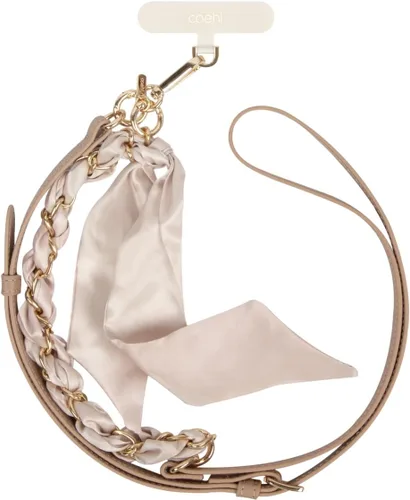 Coehl CARYNE 2-IN-1 UNIVERSAL PHONE LANYARD AND HAND STRAP Dusty Nude