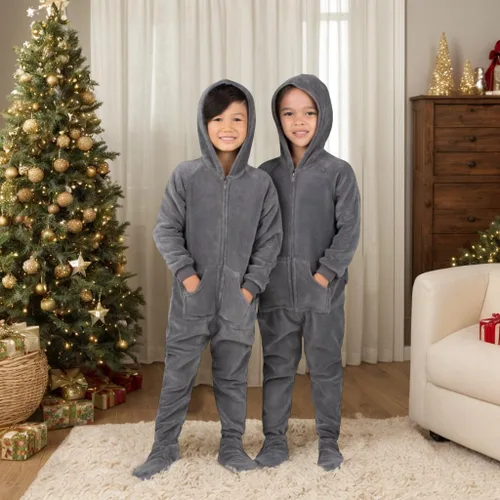 Miniatura 14 de Footed Pajamas - Pijama de una pieza de chenilla para niños pequeños Enterizo de pijama de una pieza para niños y niñas Unisex