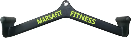 Miniatura 12 de MARSAFIT Gimnasio en casa, fitness, remo, barra en T, polea en V, accesorio para máquina de cable, barra de bíceps Curl Tricep LAT Pulldown Bar Back