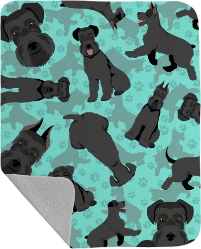Miniatura 80 de Caroline's Treasures MLM1042LQB Airedale Terrier - Manta acolchada de 50 x 60 pulgadas, diseño de ilustraciones para cama, sofá, suave y ligera