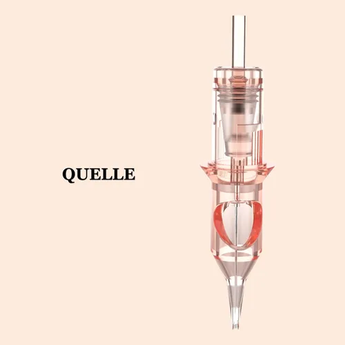 Miniatura 2 de QUELLE 10 Uds. Caridge de maquillaje permanente desechable #08 Bugpin 5RL Round Liner ceja para máquina de maquillaje permanente (0805RL)