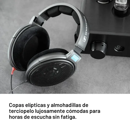Miniatura 4 de Audífonos profesionales abiertos Sennheiser HD 600, Negro