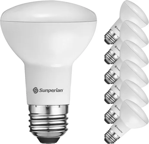 Miniatura 7 de SUNPERIAN Bombilla LED BR20, 6 W = 50 W, 2700 K blanco cálido, 550 lúmenes, bombillas de inundación regulables para latas empotradas, clasificación