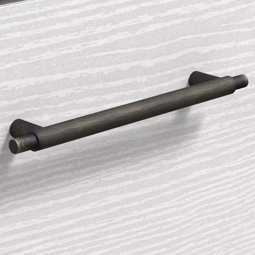 Miniatura 6 de Bush Furniture Key West – Archivador lateral con 2 cajones, color cereza Roble blanco puro.