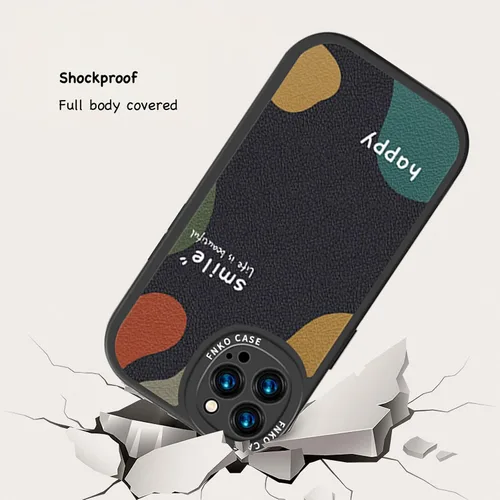 Miniatura 5 de ZEZHOU Funda compatible con iPhone 12 Pro – Bonito diseño de patrón para mujeres, hombres y niñas, a la moda, suave piel de cordero flexible
