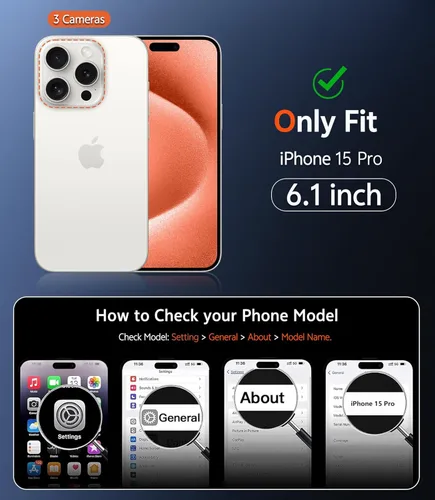 Miniatura 1430 de FNTCASE Funda para iPhone 13 Pro-Max: Fundas magnéticas transparentes compatibles con Magsafe Slim anti amarillamiento protección contra caídas