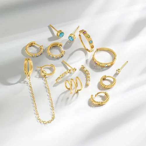 Miniatura 3 de RS Pure by Ross-Simons Aretes de topacio azul suizo de 0.30 quilates en oro amarillo de 14 quilates, Gema, Topacio