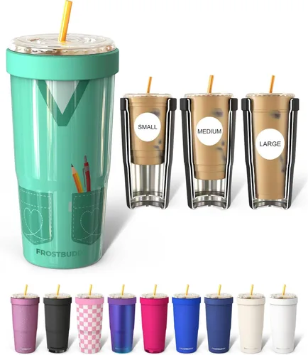 Miniatura 54 de Frost Buddy Togo Buddy 30oz Stainless Steel Vacuum Insulated Tumbler To Go Coffee Cup – Iced Coffee Sleeve, Travel Mug, Thermal Cup for Hot & Cold