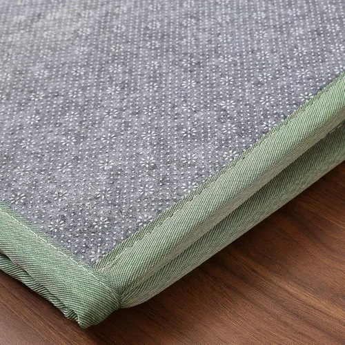 Miniatura 8 de Tapete de tatami (individual de 79 x 39 x 0.5 pulgadas), colchón tradicional japonés de tatami, colchón de tatami de suelo de hierba rush natural