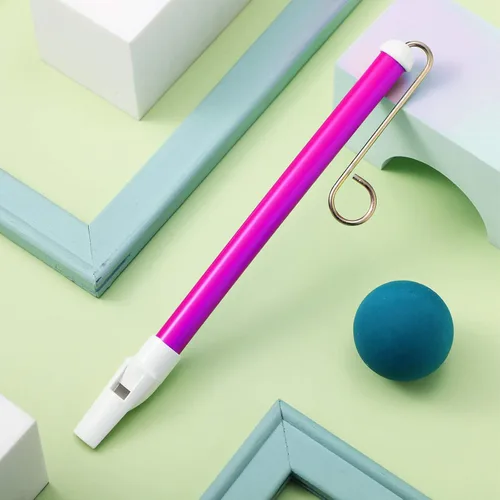Miniatura 6 de Boao 2 piezas de silbato deslizante para niños y adultos, juguete de instrumento musical, silbato para juegos educativos de clase, fiesta