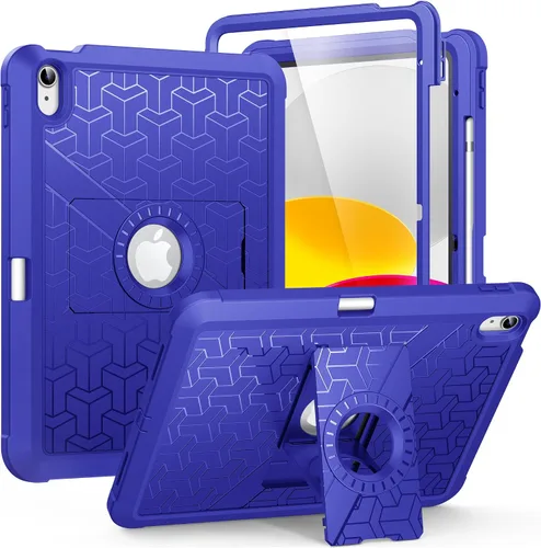 Miniatura 19 de MoKo Funda para iPad (A16) de 11ª/10ª generación 2025/2022, resistente a prueba de golpes, doble capa protectora de cuerpo completo, protector