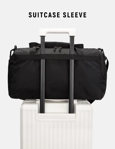 Miniatura 5 de SKYSPER Bolsa deportiva pequeña de 30L con bolsillo húmedo para deportes, viajes, fitness y entrenamiento para hombres y mujeres (negro)