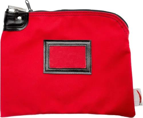 Miniatura 13 de Bolsa de banco con bloqueo de lona con llave de seguridad (negro)
