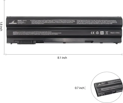 Miniatura 3 de Batería N3X1D de 11.1 V 65 Wh, compatible con Dell Latitude E6540 E6440 E5530 E5430 E6520 E6420 Precision M2800 Series 6cell Notebook 8858X T54FJ