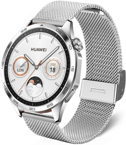 Miniatura 18 de DEALELE Correas compatibles con Samsung Galaxy Watch de 1.81 pulgadas / Galaxy 3 de 1.77 pulgadas / Gear S3, correa de repuesto de metal con textura