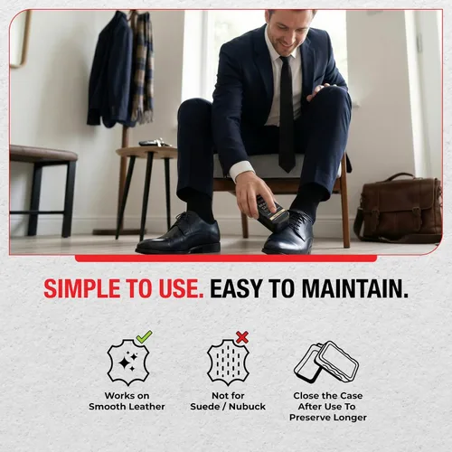 Miniatura 7 de JobSite – Esponja abrillantadora instantánea para botas y zapatos de cuero Express