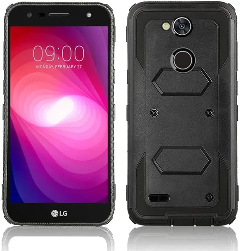Miniatura 6 de Asuwish Funda de teléfono para LG X Charge/Fiesta 2 LTE/X Power 3/X5/LV7, híbrida, a prueba de golpes, a prueba de caídas, accesorios de celda