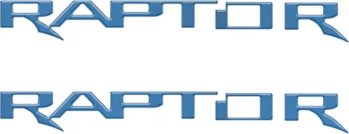Miniatura 28 de Insertos de emblema para capó - Compatible con Ford F-150/Bronco Raptor 2021-2026 * Color OE: plata icónica