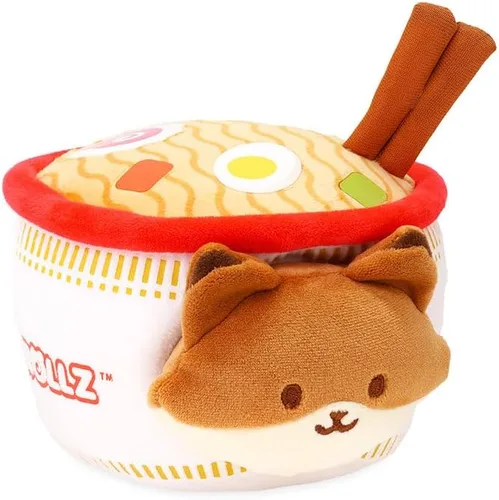 Miniatura 20 de Anirollz Juguete de peluche – Manta oficial de Nissin Cup Fideos Roll Outfitz Doll Suave, esponjoso, cálido, lindo, cómodo, seguro, almohada