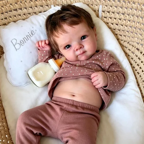 Miniatura 2 de Anano Muñecas Reborn de Bebé de Silicona de Cuerpo Completo - 18 pulgadas Muñeca Realista de Bebé Niña, Muñeca de Bebé de Silicona Completa