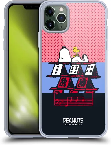 Miniatura 272 de Head Case Designs Funda de gel con licencia oficial de Peanuts Snoopy & Woodstock Halfs and Laughs [protección de grado militar] compatible