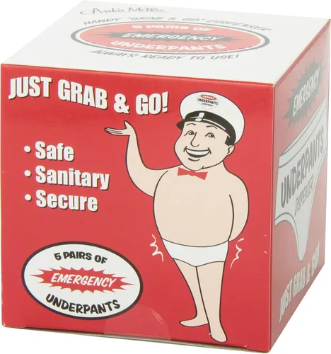 Miniatura 4 de Archie McPhee Accoutrements - Dispensador de calzoncillos de emergencia