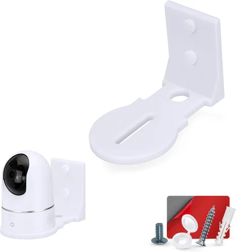 Miniatura 11 de Brainwavz - Estante pequeño de montaje en pared sin tornillos para monitores de bebé, cámaras de seguridad, altavoces, decoración, plantas y más