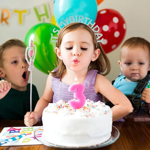 Miniatura 4 de Coronas y bandas de cumpleaños para mujer: diadema festiva y juego de accesorios de cumpleaños It's My Birthday