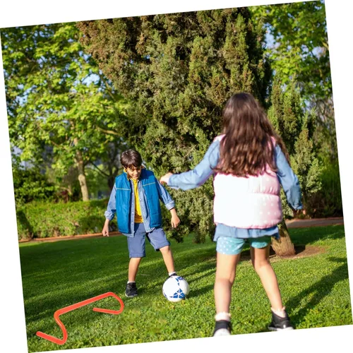 Miniatura 4 de INOOMP Entrenamiento de agilidad obstáculos para niños y niñas, equipo portátil para fútbol, fútbol y desarrollo de flexibilidad