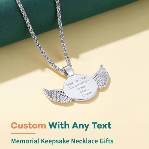 Miniatura 7 de Supcare - Collar con foto o etiqueta de perro para hombres, colgante de foto conmemorativo personalizado para mujeres y hombres