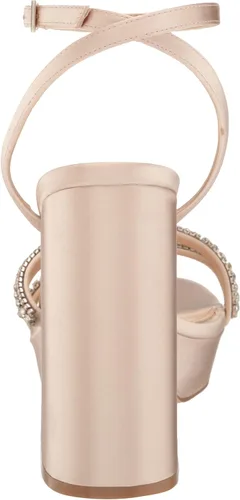 Miniatura 3 de Jewel Badgley Mischka Rochel - Tacón de bloque de plataforma con correas adornadas con piedras preciosas