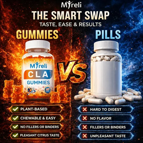 Miniatura 5 de CLA - Gomitas veganas de 1000 mg para hombres y mujeres, 1000 mg, 60 masticables de ácido linoleico conjugado vegano para apoyo corporal magro