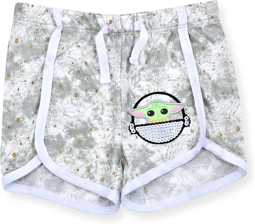 Miniatura 3 de Lucasfilm - Conjunto de 2 prendas cortas para bebé Yoda Lounge para niña, Rosado