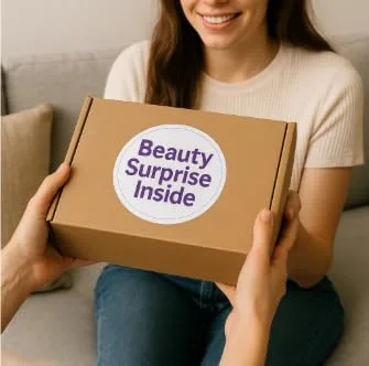 Miniatura 4 de Caja misteriosa de maquillaje, 6 productos de belleza de tamaño completo y viajes, lápiz labial, sombra de ojos, pinceles, paquete sorpresa