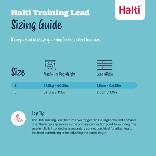 Miniatura 8 de Halti Arnés de control frontal tamaño mediano y correa de entrenamiento Halti tamaño grande, paquete combinado negro – evita que tu perro tire
