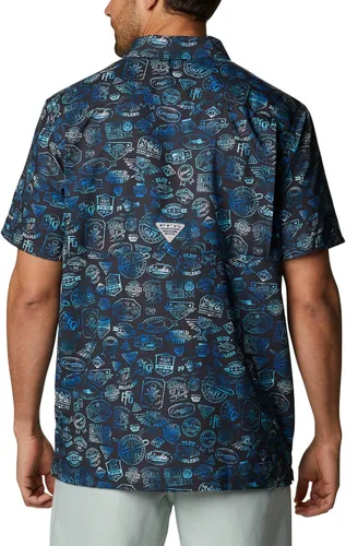 Miniatura 2 de PFG Super Slack Tide Camp - Camiseta para hombre, color gris