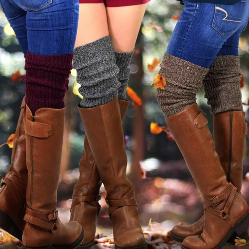 Miniatura 4 de TeeHee Knee Leg Warmers,Extra Long Thigh High Leg Warmers, Boot Cuffs for Women