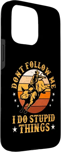 Miniatura 75 de Carcasa vintage para iPhone XS Max Don't Follow Me I Do Stupid Things