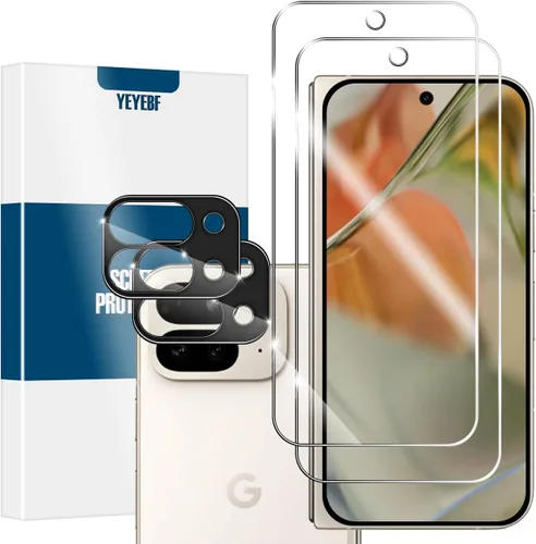 Miniatura 16 de Protector de pantalla para Google Pixel 6 5G + protectores de lente de cámara, [2+2 unidades] Protector de pantalla de vidrio templado de cobertura