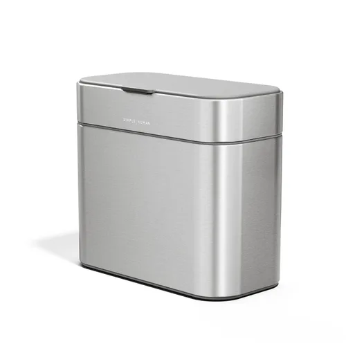 simplehuman Contenedor de compost, contenedor desmontable y de encimera, 4 litros / 1.06 galones, acero inoxidable cepillado