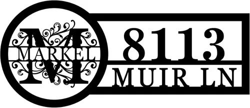 Miniatura 11 de Letreros de metal personalizados con nombre de familia, decoración de pared con monograma, letrero de apellido personalizado, arte de pared