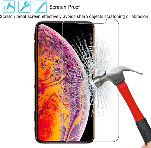 Miniatura 5 de Ailun Protector de pantalla para iPhone 11 Pro Max/iPhone Xs Max, paquete de 3 unidades de 6.5 pulgadas 2019/2018 de vidrio templado compatible