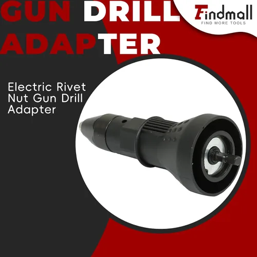 Miniatura 2 de findmall Adaptador eléctrico de taladro de tuerca de remache inalámbrico Herramientas manuales para áreas de la fabricación de fijación industrial
