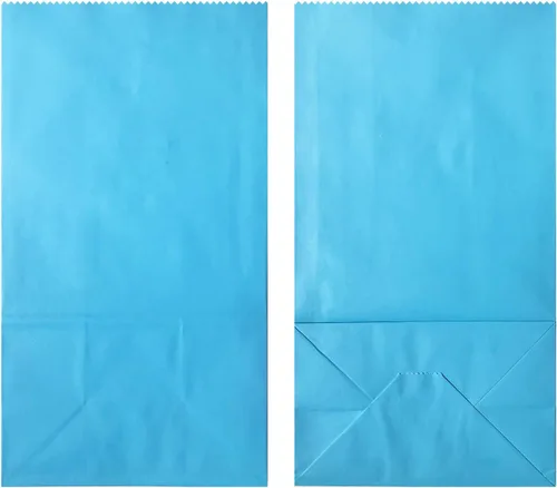 Miniatura 3 de Artseen Bolsas de papel de recuerdo de fiesta para celebración de fiestas, bolsas de papel tratadas de 5.10 x 3.10 x 9.4 pulgadas (24 unidades)